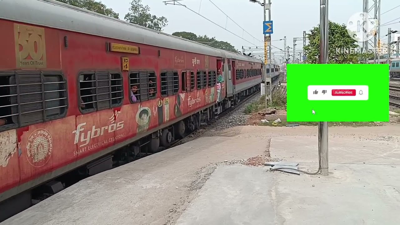 12806 Ligampally to Vishakapatnam Janmabhoomi SF Express loco ( BZA WAP 7) Back (AJNI WAP 7)
