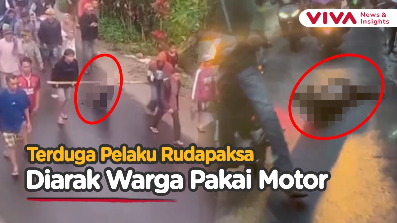 Tragis! Video Dugaan Pemerkosaan Viral, Warga Arak Terduga Pelaku