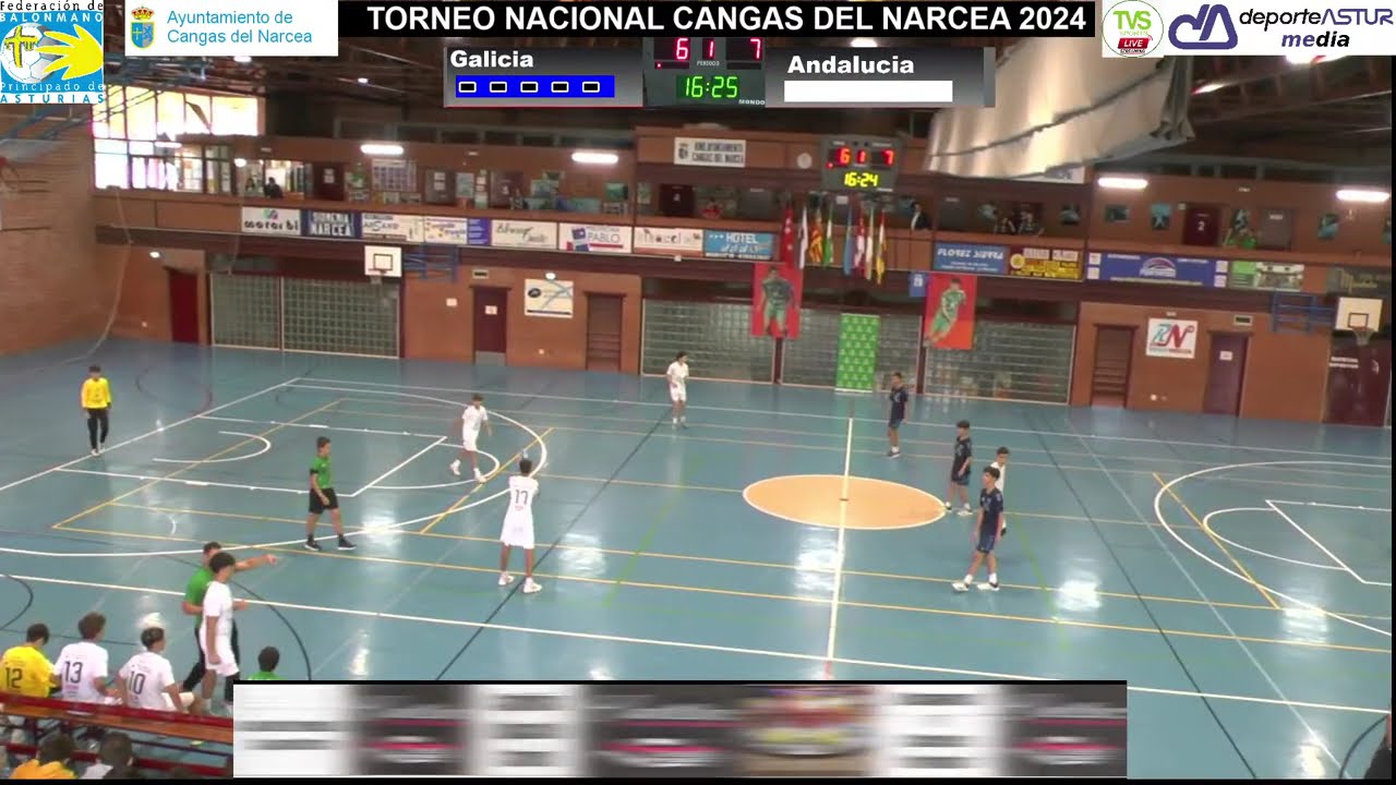 GALICIA 🆚ANDALUCIA 🟡FINAL INFANTIL MASCULINA #balonmano 🏆XXIX TORNEO NACIONAL CANGAS DEL NARCEA 2024