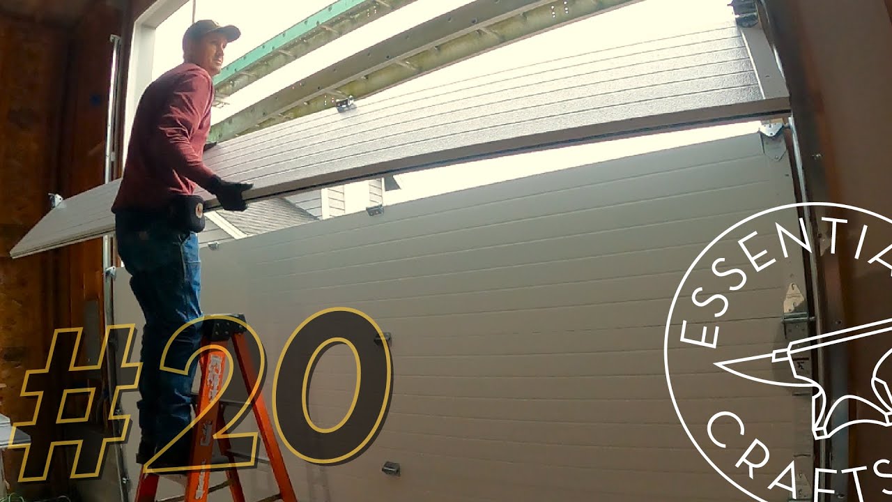 Experts Install Oversized Garage Door: Shop Build #20