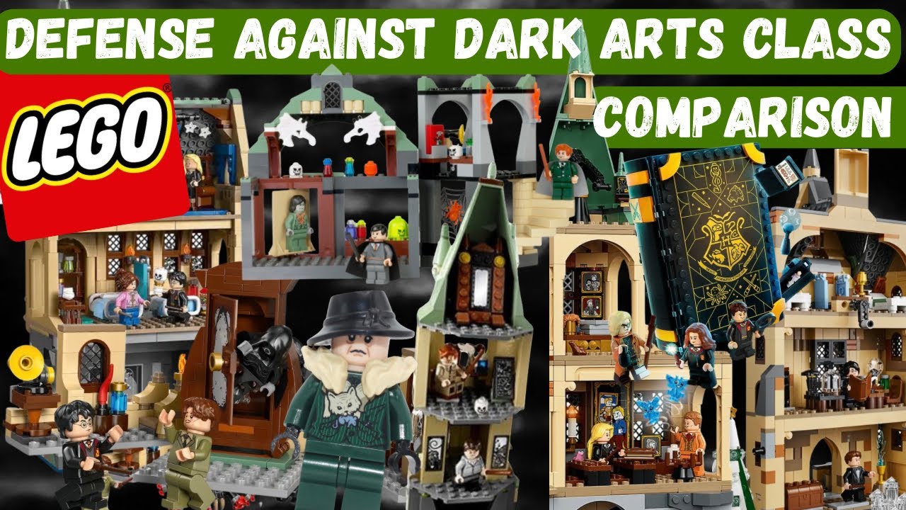 LEGO Гарри Поттер: Замок Хогвартс: Сравнение классов защиты от тьмы #lego