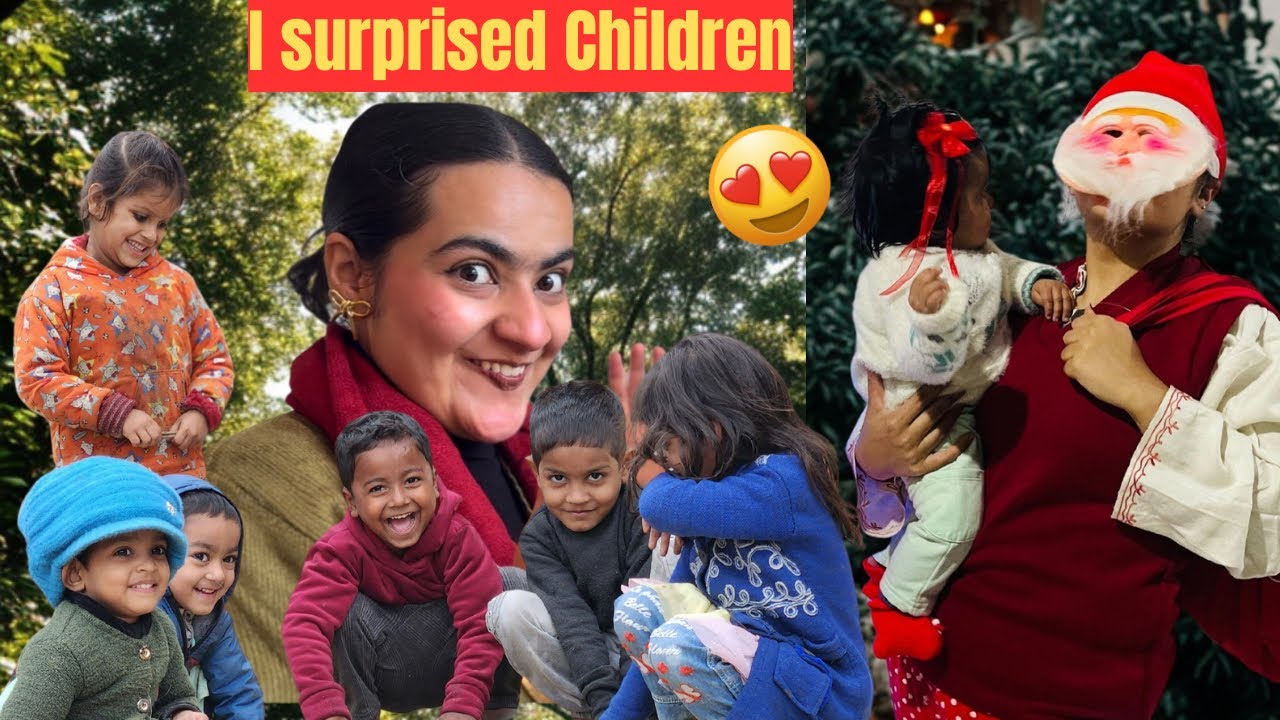 CHRISTMAS - Santa Banke Bachon Ko Surprise Kia😍🔥 | Bhot Maja Aaya😂😂