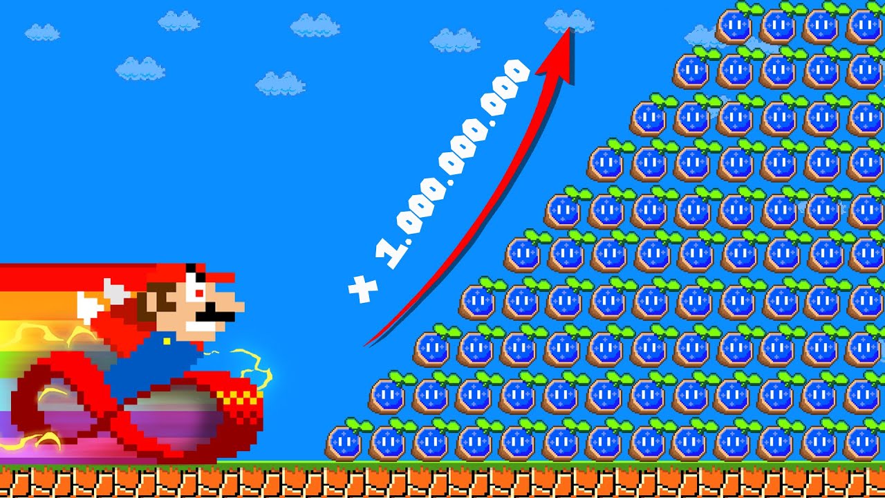Can Mario Collect 1.000.000 Seeds to Become the Fastest Ever ?