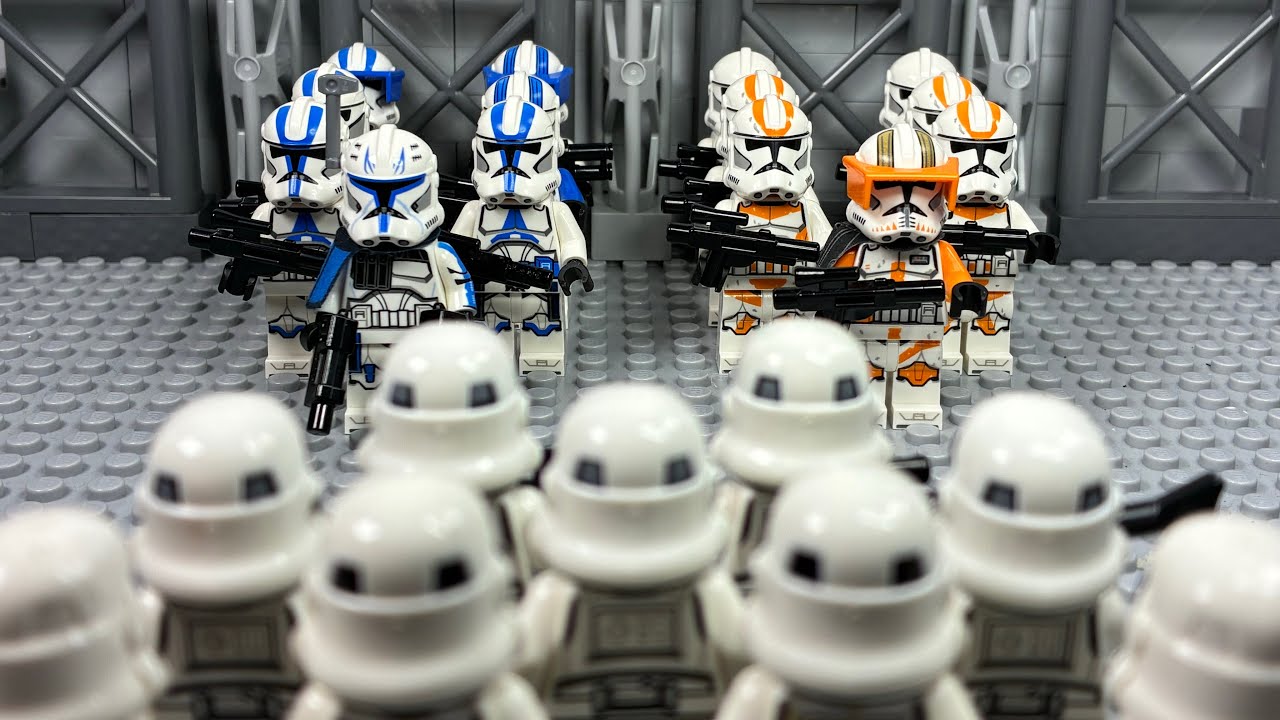 Clones VS. Stormtroopers | Lego Star Wars Stop Motion
