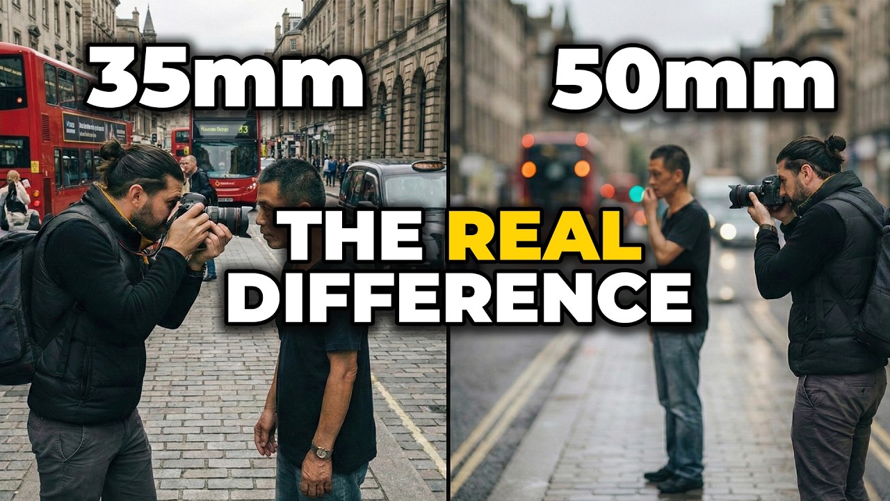 35 мм против 50 мм: разница, о которой никто не говорит.