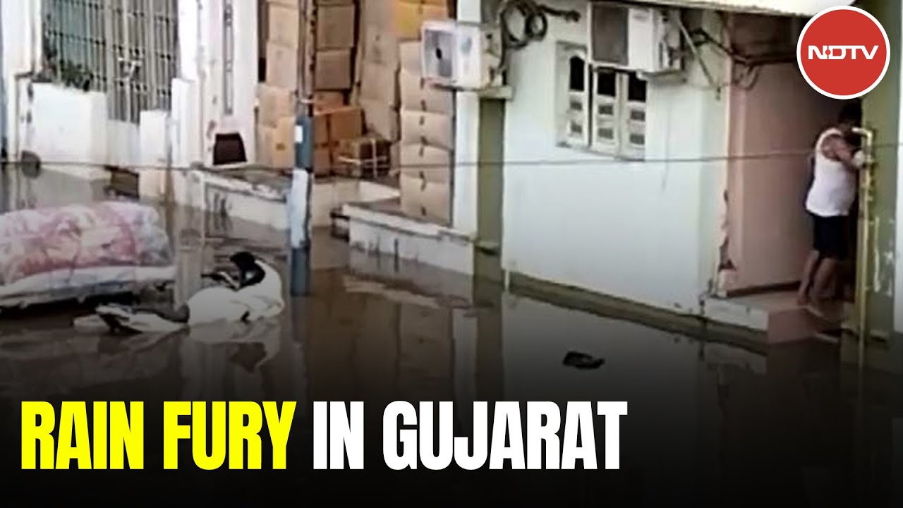 Gujarat Flood News: Heavy Rain Batters Gujarat, Nearly 10,000 Shifted To Safety