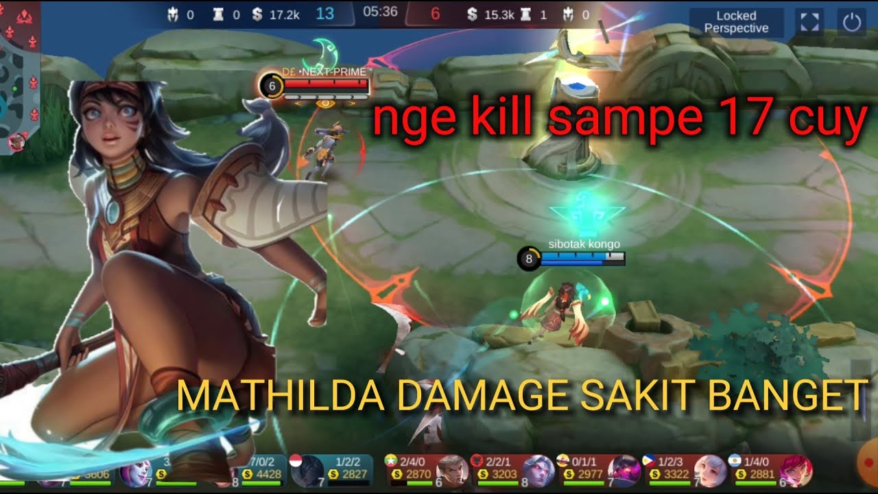 MATHILDA MAGE BUILD DAMAGE ||MOBILE LEGENDS