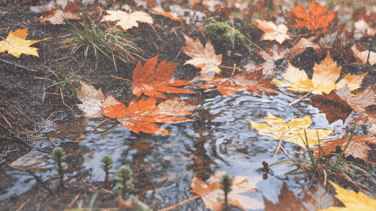 Atmospheric Autumn Forest Rain | Deep Sleep, Meditation & Relaxing Sounds 3 Hours