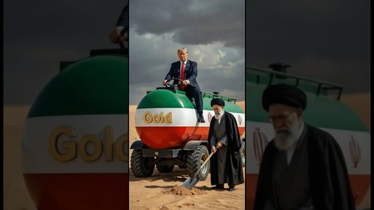 Trumpv/s Khamenei: When Power, Politics & Oil Collide ⛽ #satire #shortsfeed #funny