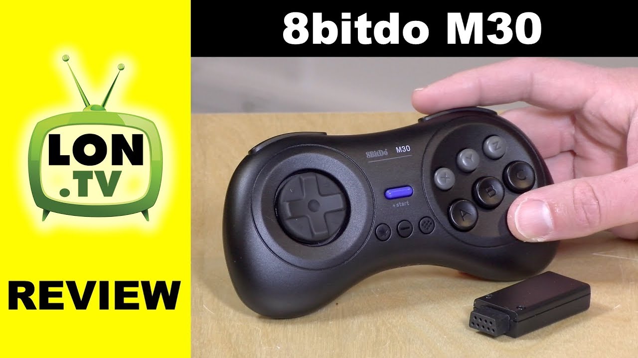 8bitdo M30 Sega Genesis Mega Drive Inspired Controller Review - Retro Receiver too!