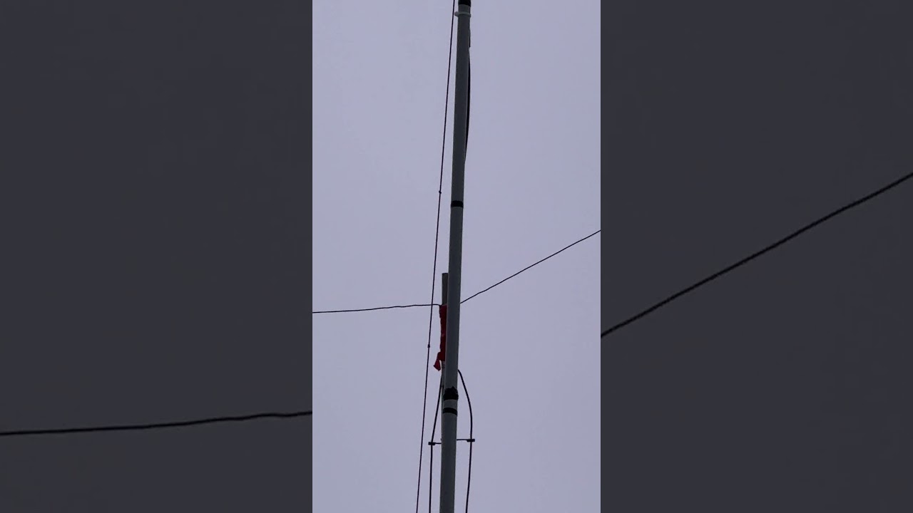 Die Modifizierte GainMaster Antenne auf 15 m Mast