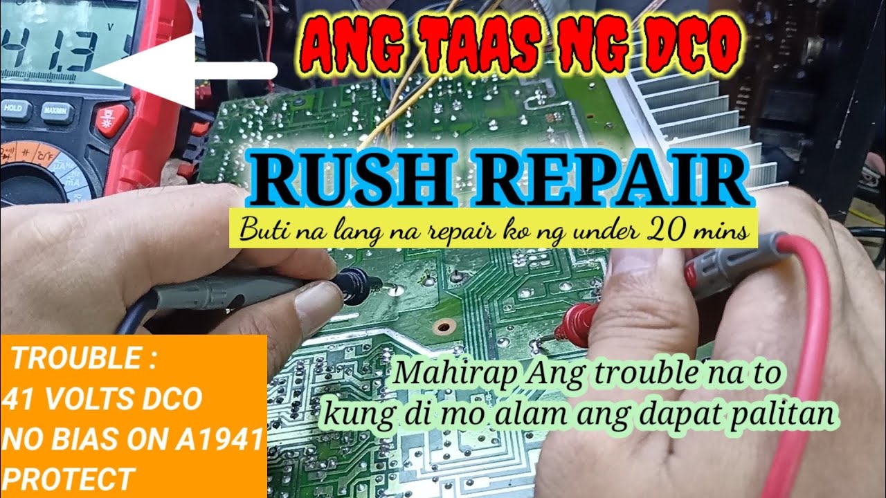 RUSH REPAIR KONZERT AV-502A || Nag protect kaya ayaw tumonog