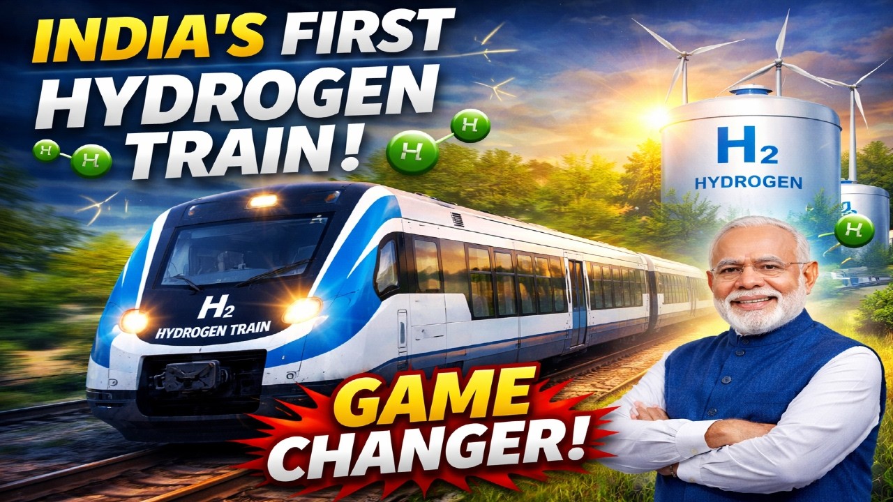 India's First Hydrogen Train Is Here &mdash; And It's Zero Emission