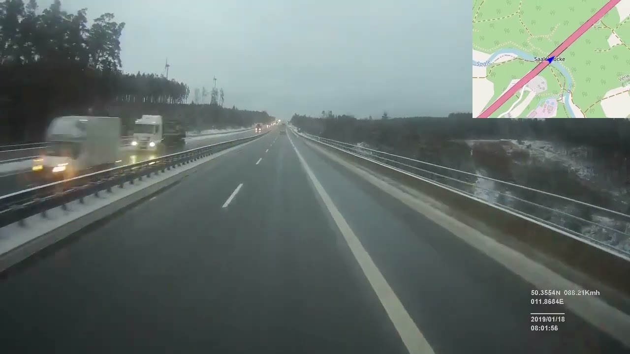Германия. Автомагистраль A72, Баварский Фогтланд — Хохфранкен, 2019, 4x