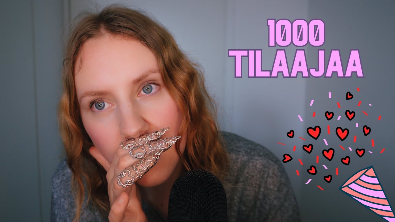 🎉1t. Tilaajan hehkutusta ja lähikuiskauksia 🤩 ASMR Suomi