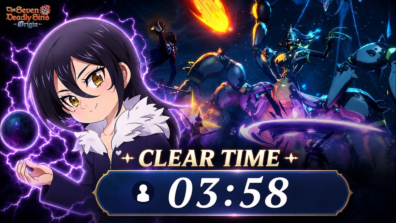 NOVA RAID DA ARANHA FULL CLEAR - SPEED RUN [03:58] : The Seven Deadly Sins Origin