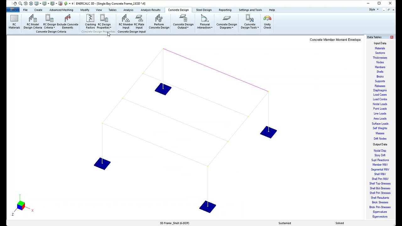 3D - Reinforced Concrete Beam Design