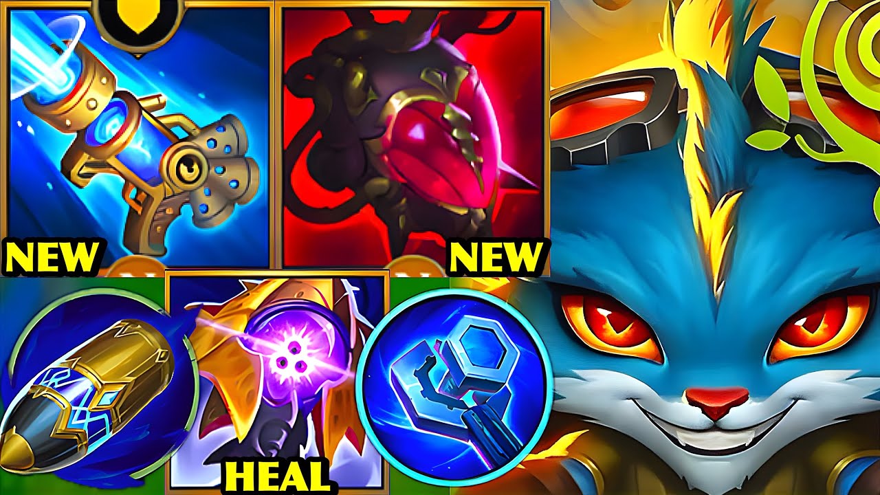 Wild Rift China Rumble Top - NEW Hextech GLP - 800 & Malignance MEGA BURN RUMBLE Build Runes
