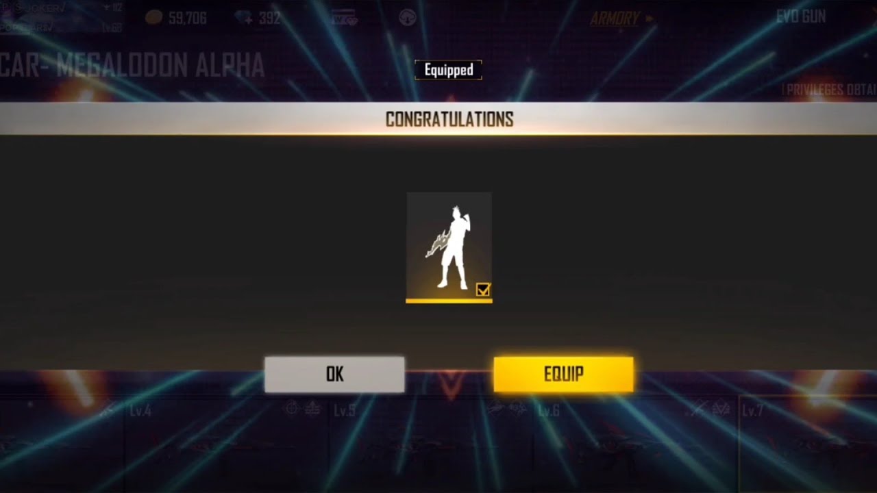 βάζω λεφτά στο free fire part 26 ( max level 7 scar )