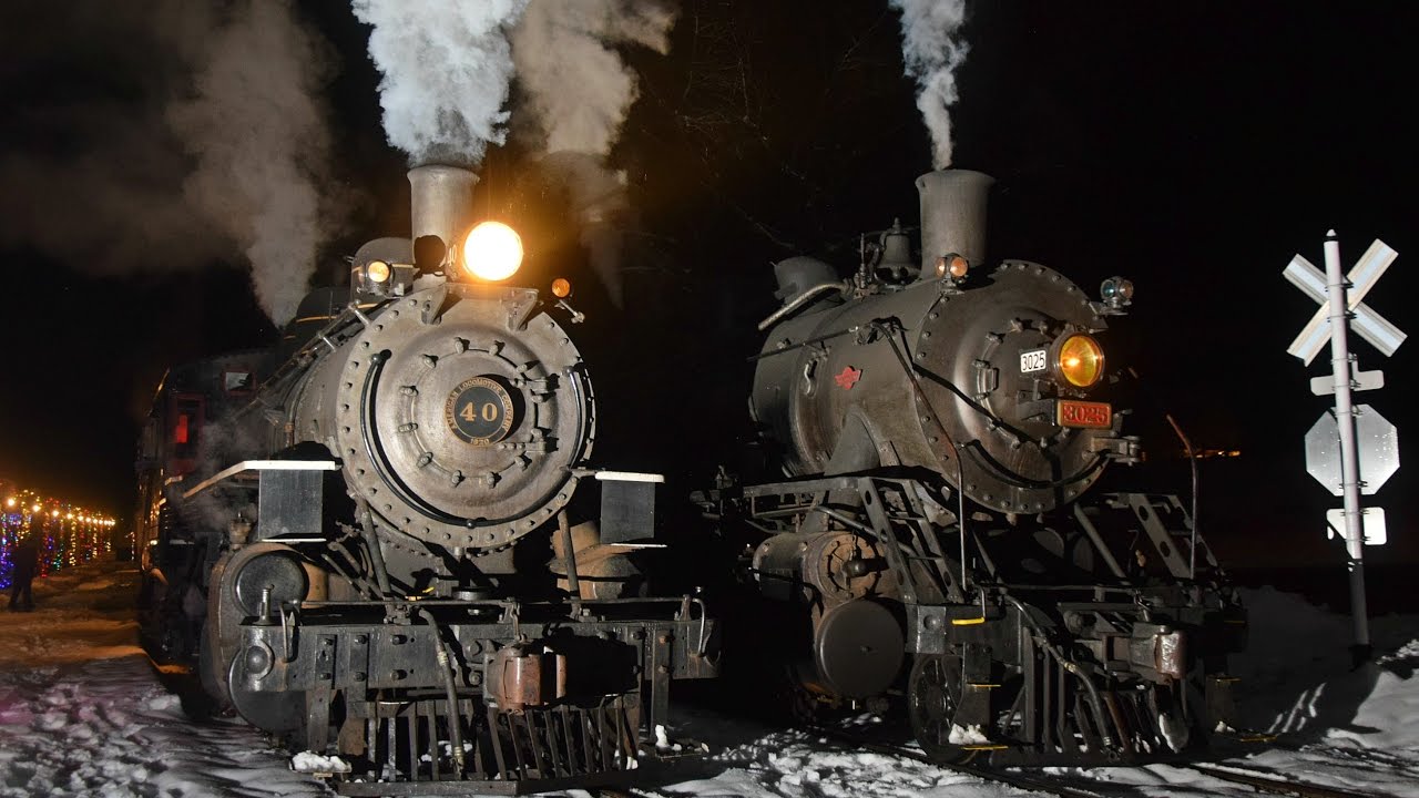 12.17.16 Iron Horses Trotting Through The Snow on the Valley Railroad