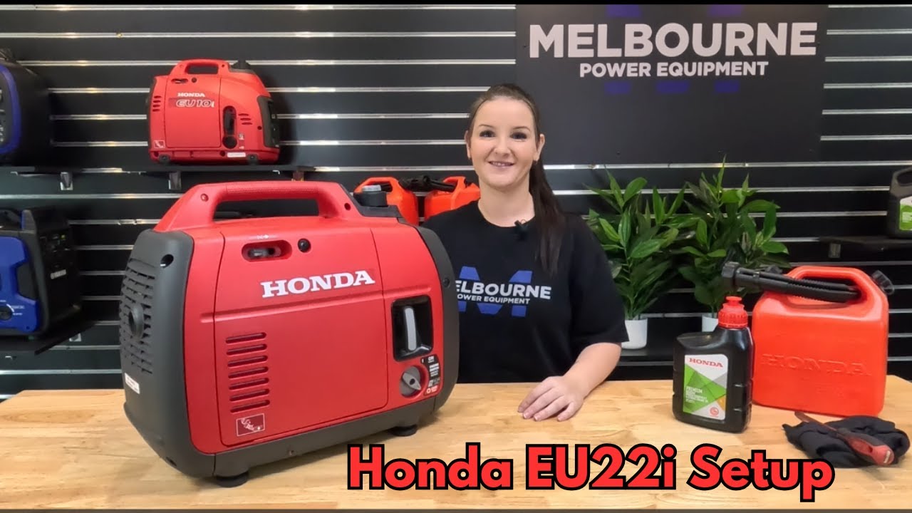 Первоначальная настройка инверторного генератора Honda EU22i