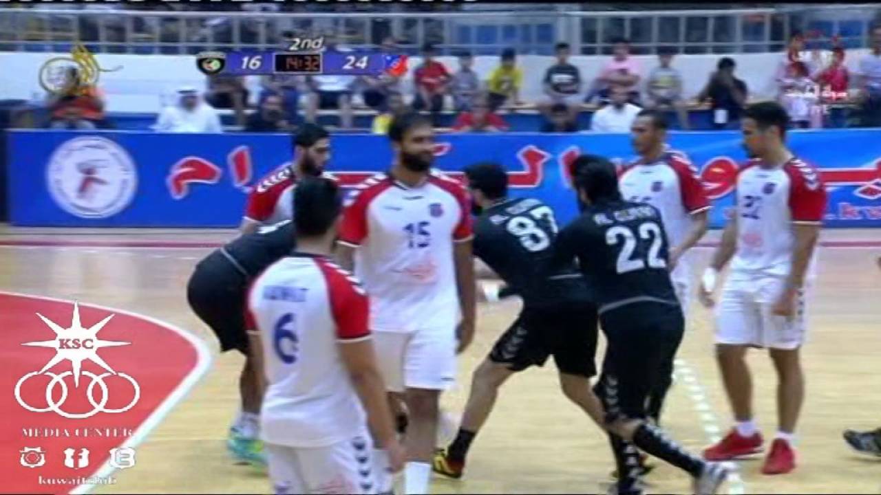 ملخص مباراة الكويت 32 × 21 القرين ـ نهائي كاس الاتحاد لكرة اليد ـ التتويج 2015 ـ 2016