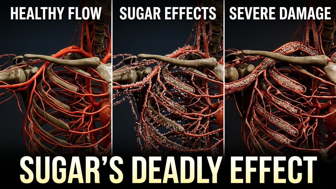 Doctor explains what sugar really does to your arteries.
