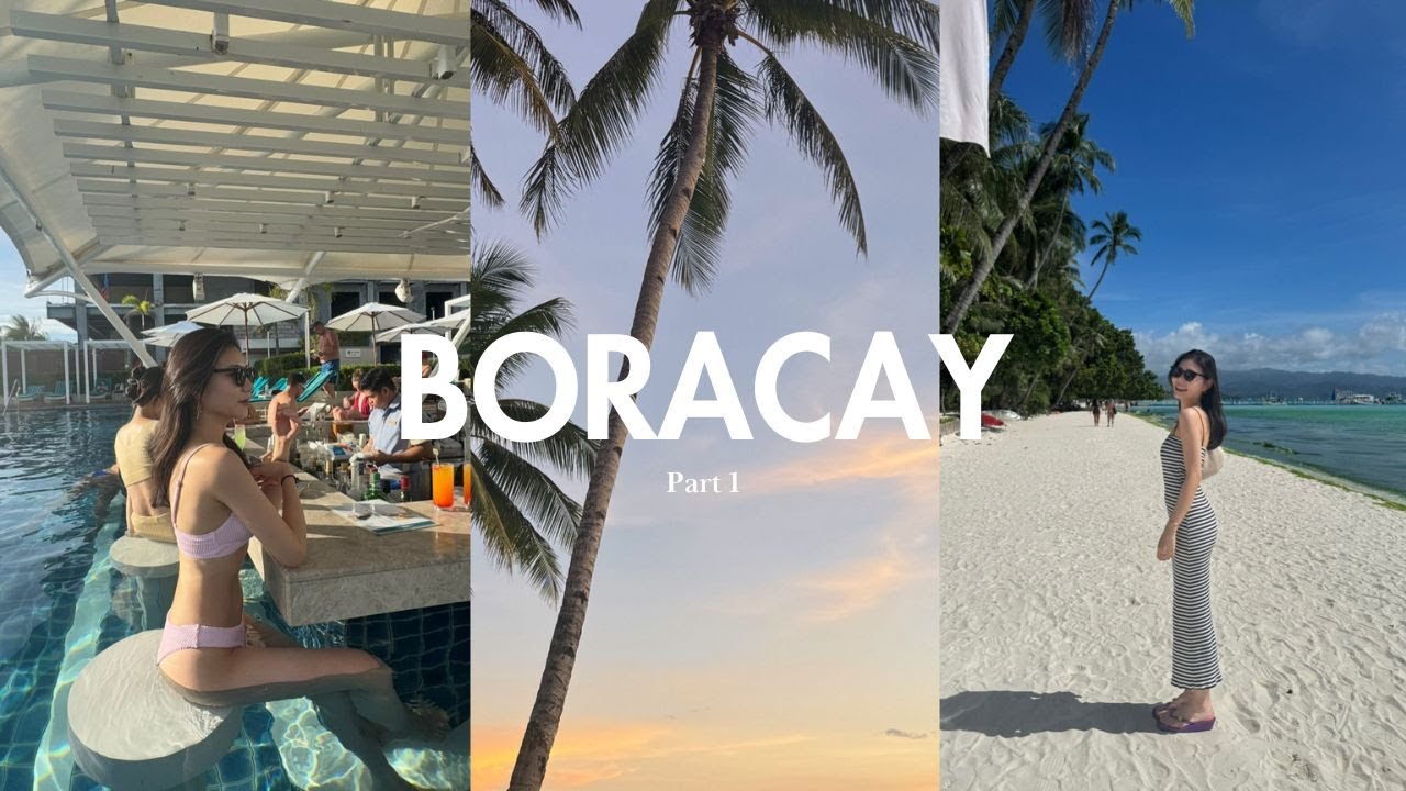 ［ Boracay Vlog Part1 ］海が綺麗すぎるフィリピンの島に来てしまった♡🌊
