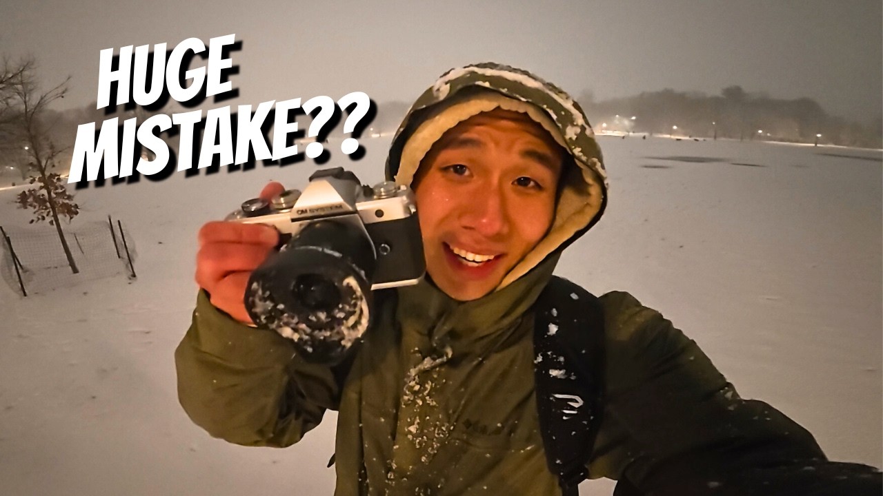 I Took the OM System OM-3 Into a Snowstorm...Will It Survive?