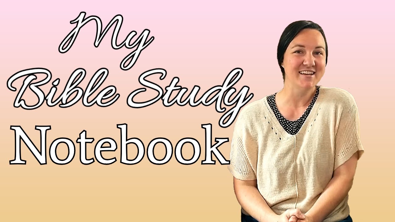 CLOSE-UP of My Bible Study Notebook | Ideas For Making Your Own Bible Journal