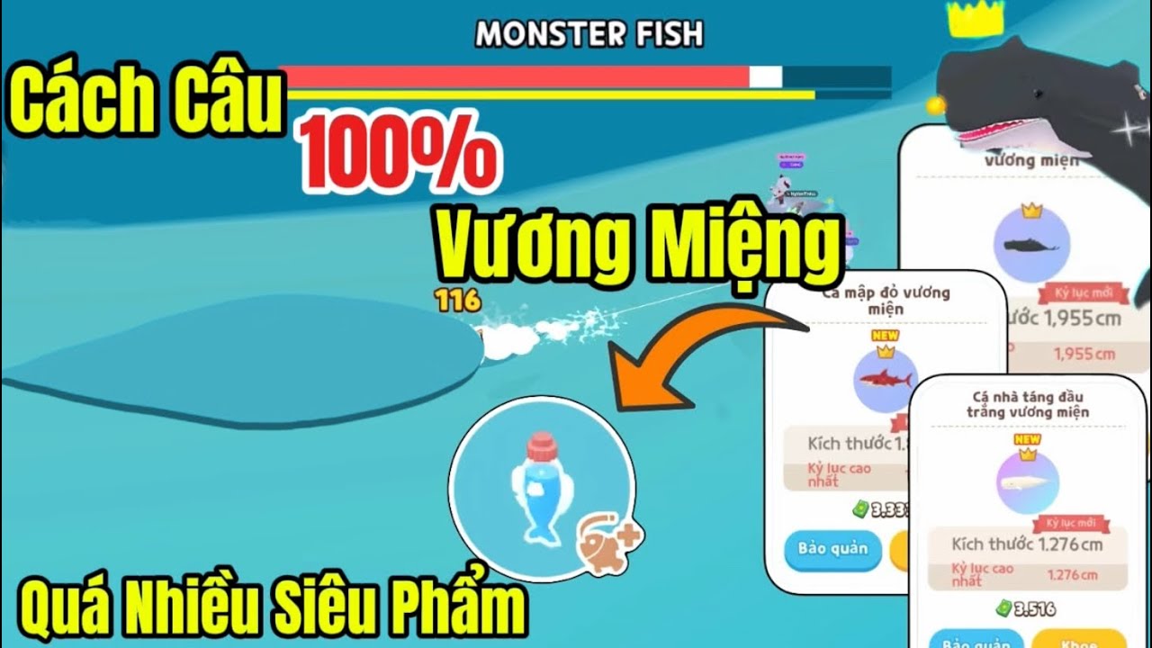 Play Together | Mình Đã Câu Được Rất Nhiều Cá Bóng 6 “ Cá Quái Vật “ Vương Miệng Bằng Cách Này