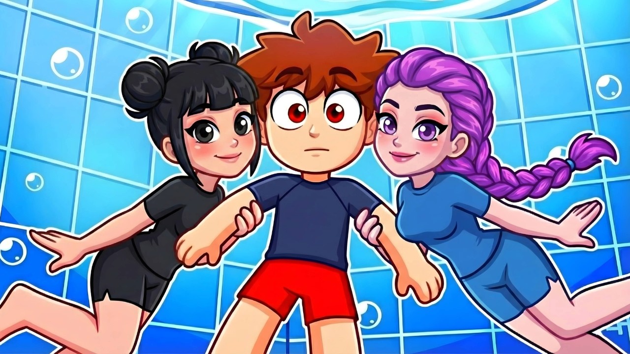 SWIMMING a HUNTRIX GIRLS ONLY Pool Party!