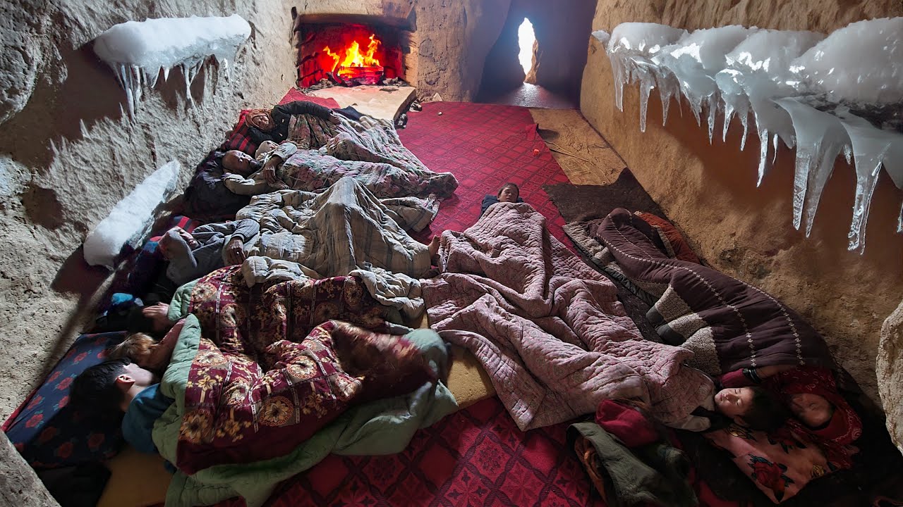 Frozen Nights in a Cave: How This Afghan Family Survives the Harsh Mountain Cold