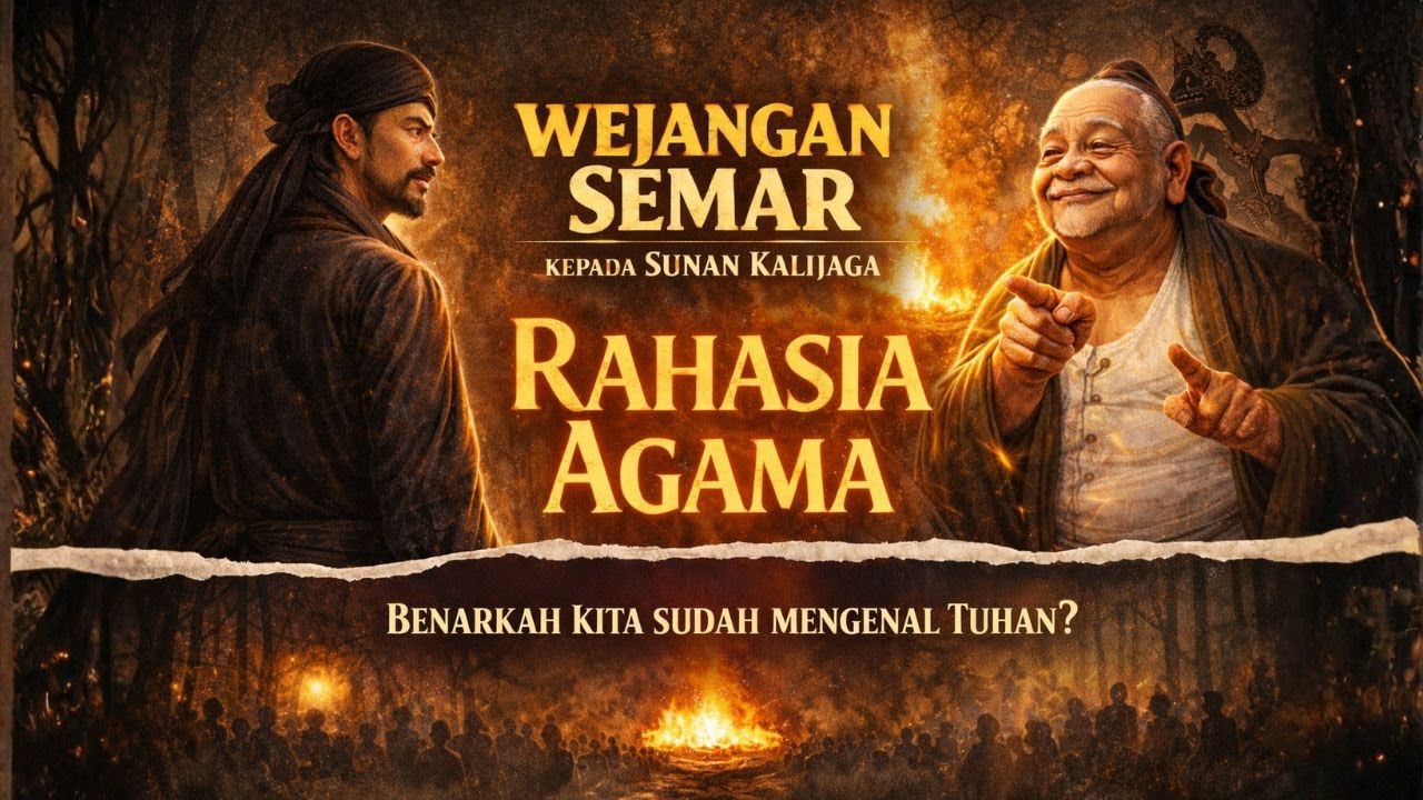 Sunan Kalijaga Terdiam ❗Ketika Semar Bertanya: Sudahkah Kita Benar-Benar Mengenal Tuhan?