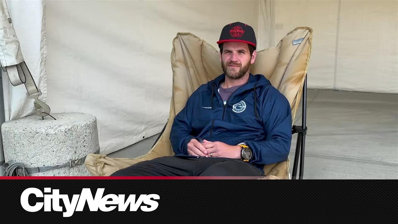 Man first in line at new Krispy Kreme location in Calgary