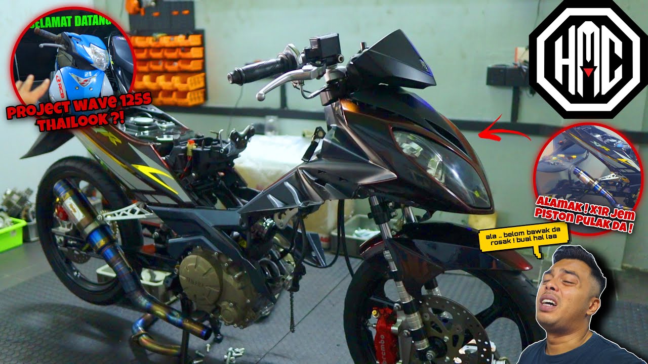 X1R LUCKYDRAW buat HAL PULAK MAT ! 😭 | NEW PROJECT WAVE 125s THAILOOK ? 🤩 | LC135 BALAU UPSPEC 😈