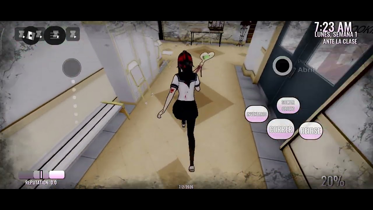 Jugando Yandere simulator Roblox: objetivo eliminar a osana