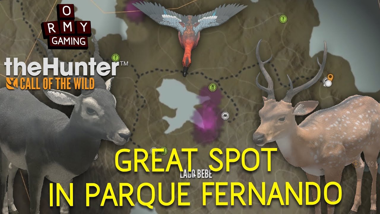 Ormy Gaming theHunter Call Of The  Wild - Great hunting spot in Parque Fernando -