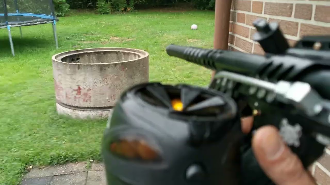 AGD Automag  RT with  Z-Grip and Warp Feed   (Paintball Fast Marker BPS) Warp Feed