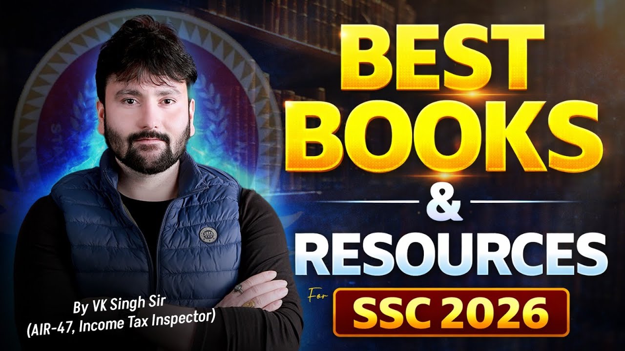 Best Books & Resources For SSC Exams 2026 | SSC CGL, CHSL, MTS Best Books 📚