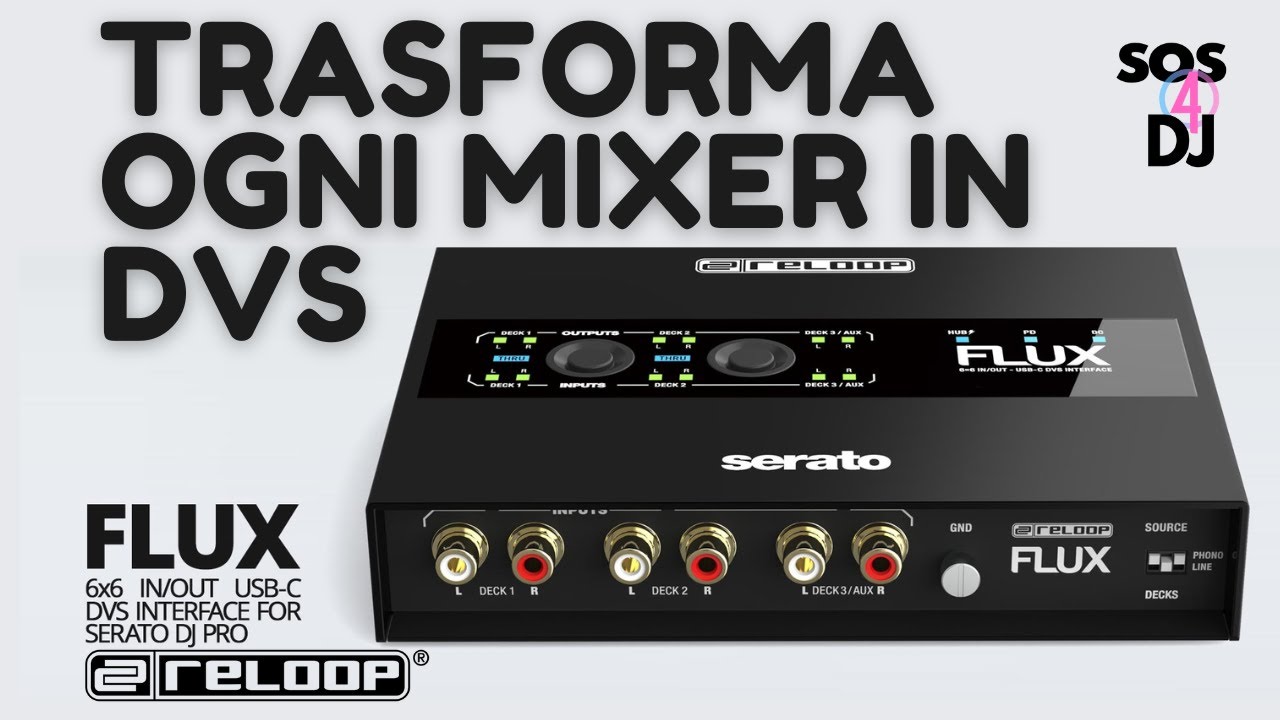 Reloop Flux  trasforma qualsiasi mixer in DVS