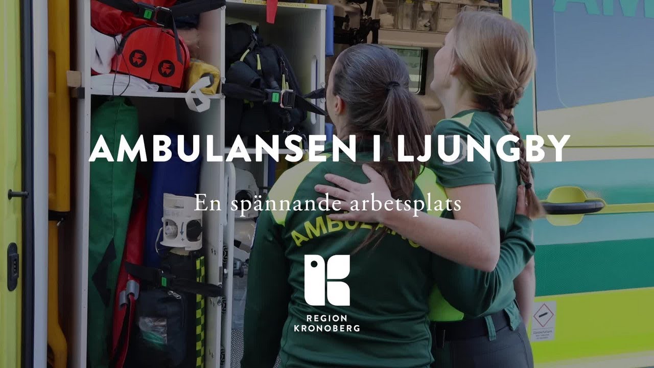 S&aring; &auml;r det att jobba p&aring; ambulansen i Ljungby
