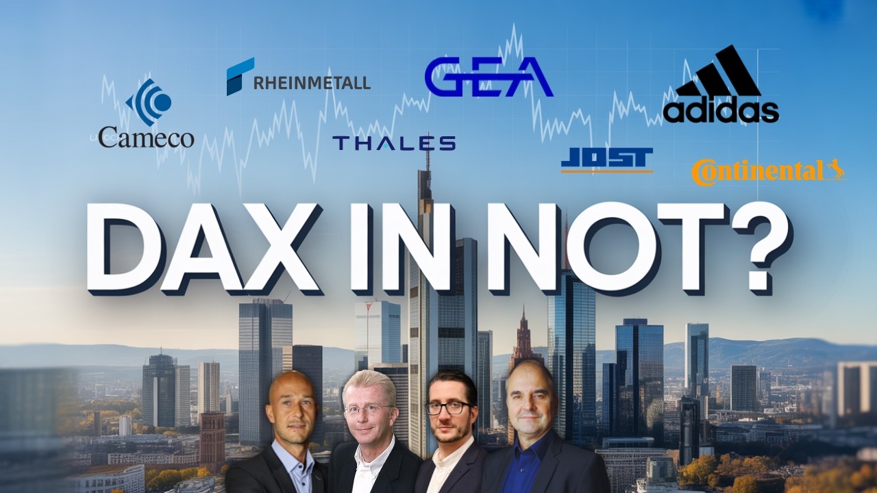 DAX nach 400-Punkte-Rutsch: Adidas, Thales, Jost Werke, Cameco, Telekom, Airbus, USDJPY, Continental