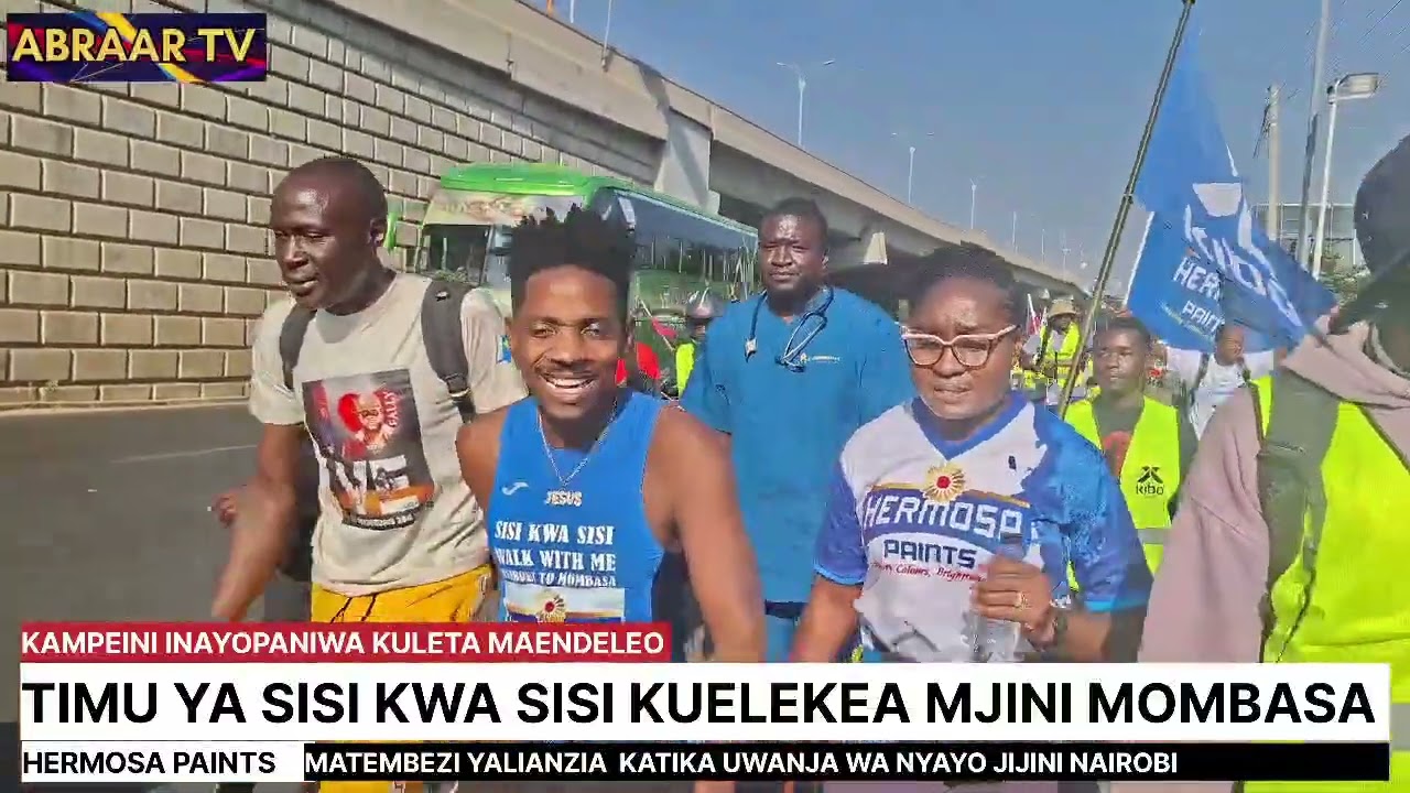 TIMU YA SISI KWA SISI KUELEKEA MJINI MOMBASA 