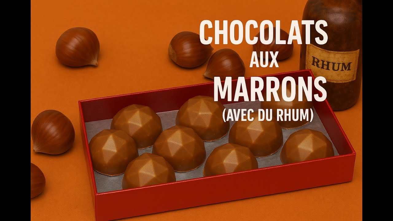 «Chocolats de Pâques Exotiques : Moulés au Rhum Marron pour une Fête Inoubliable !