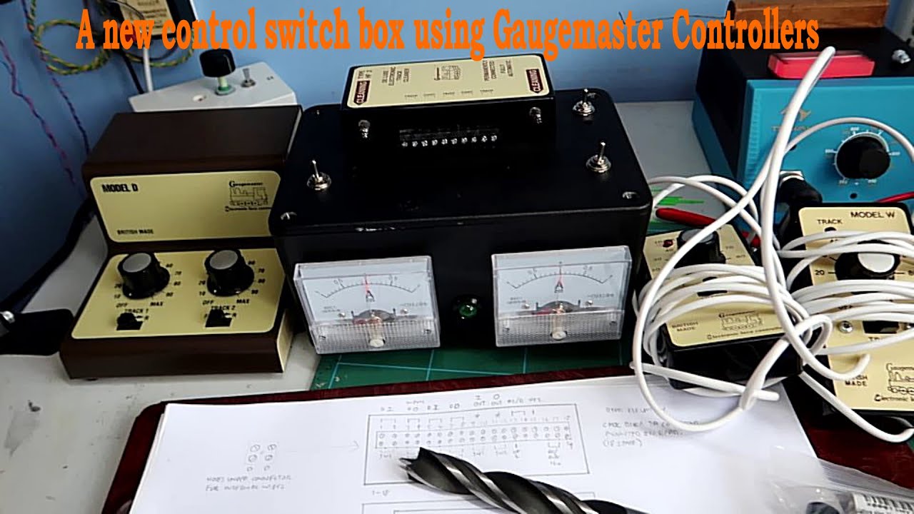 Новый блок управления переключателями с использованием контроллеров Gaugemaster Controllers Model...