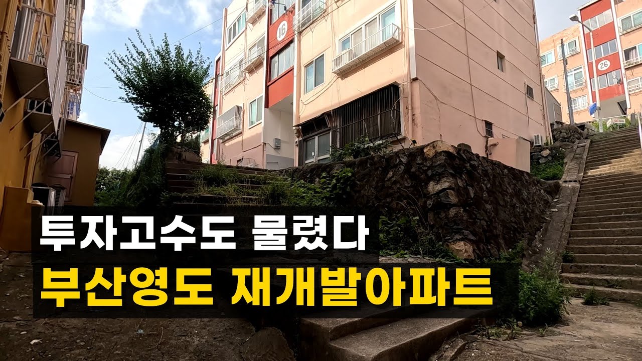 4억 했다가 반토막 난 아파트...  부산원도심의 심각한 노후화 #영도5구역 #영선미니