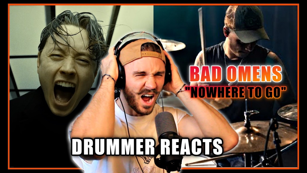 My FAVORITE Bad Omens Song?! – “NOWHERE TO GO” + DRUM CAM - Drummer Reacts