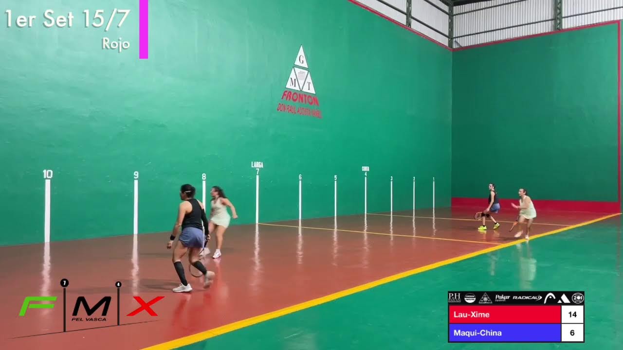 Abierto de Frontenis  Frontón Acosta 2026 Lau/Xime VS Maqui/China