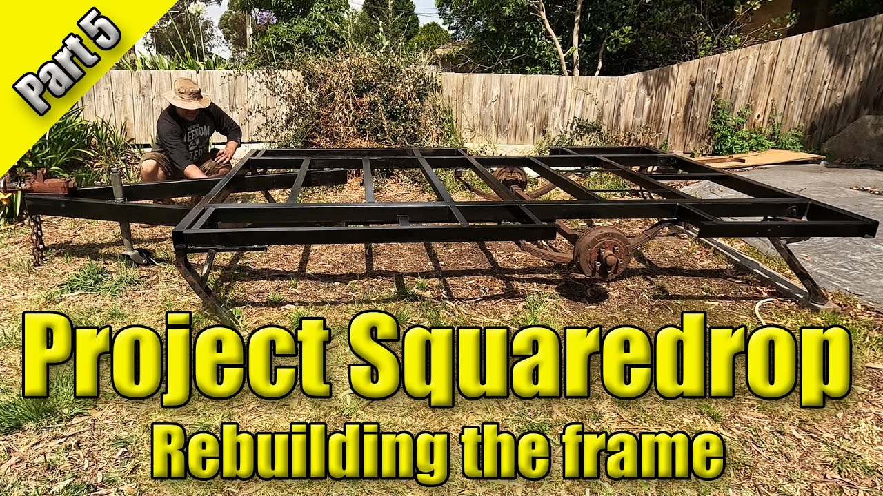 Building a Square Drop Camper - Part 05 - Rust? Full frame rebuild.